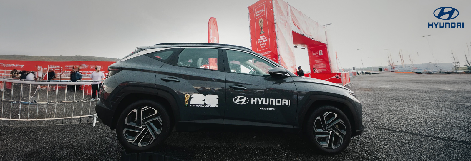 Hyundai convoy del Trophy Tour FIFA